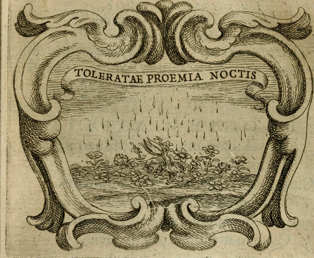 An illustration from Ignatius insignium : epigrammatum et elogiorum centuriis expressus, 1655, leaf 106