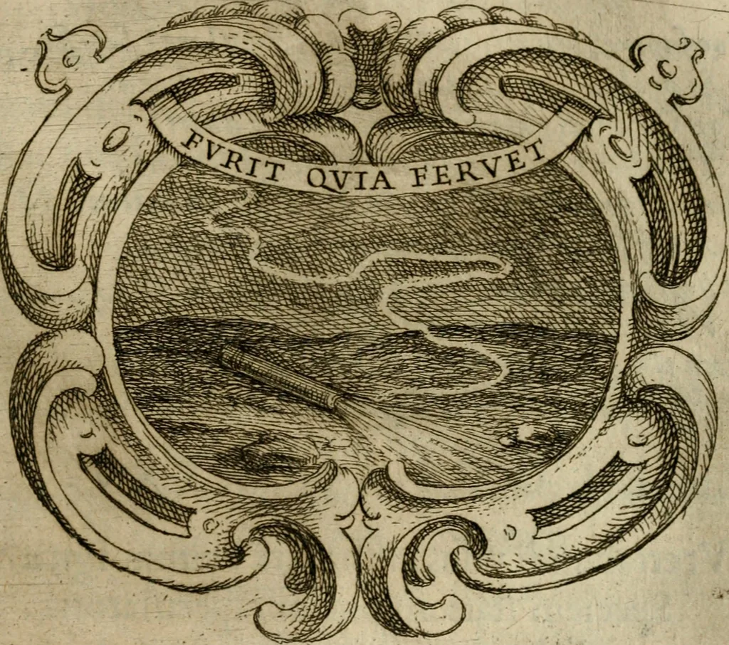 An illustration from Ignatius insignium : epigrammatum et elogiorum centuriis expressus, 1655, leaf 124