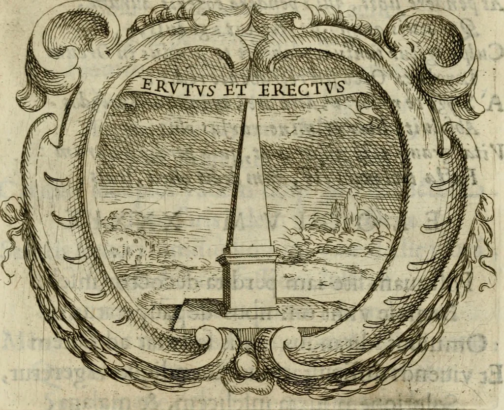 An illustration from Ignatius insignium : epigrammatum et elogiorum centuriis expressus, 1655, leaf 136