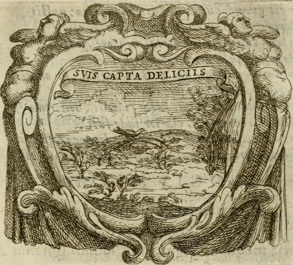 An illustration from Ignatius insignium : epigrammatum et elogiorum centuriis expressus, 1655, leaf 148