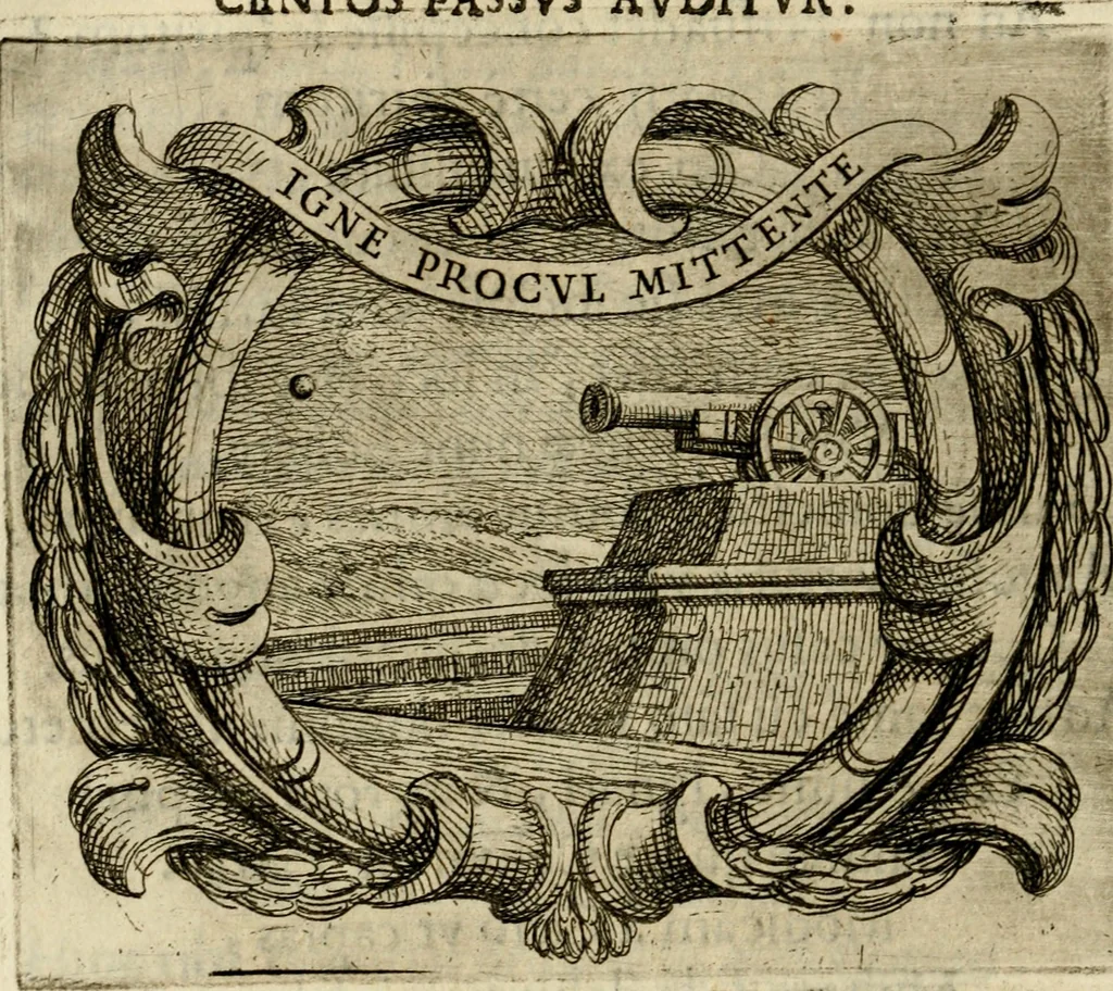 An illustration from Ignatius insignium : epigrammatum et elogiorum centuriis expressus, 1655, leaf 169