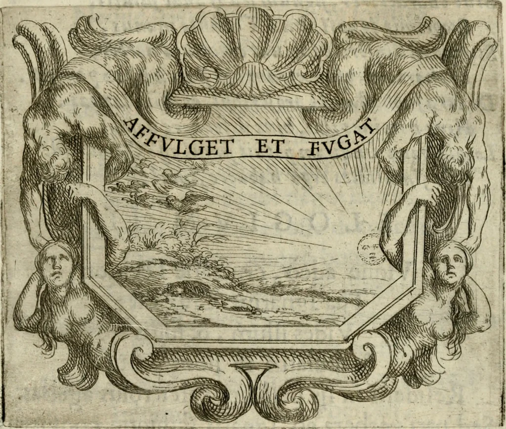 An illustration from Ignatius insignium : epigrammatum et elogiorum centuriis expressus, 1655, leaf 172
