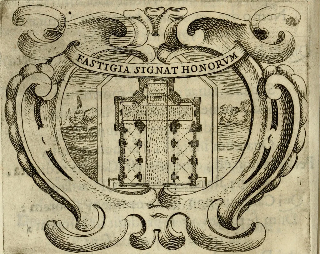 An illustration from Ignatius insignium : epigrammatum et elogiorum centuriis expressus, 1655, leaf 181