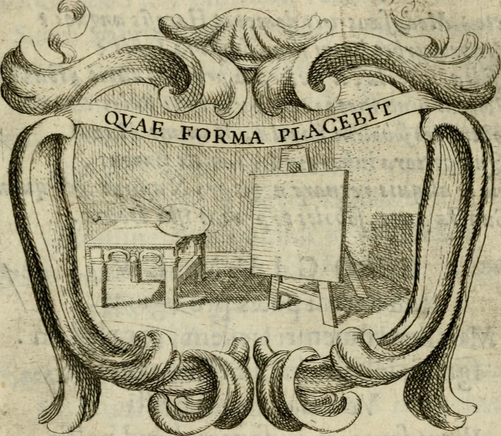 An illustration from Ignatius insignium : epigrammatum et elogiorum centuriis expressus, 1655, leaf 184