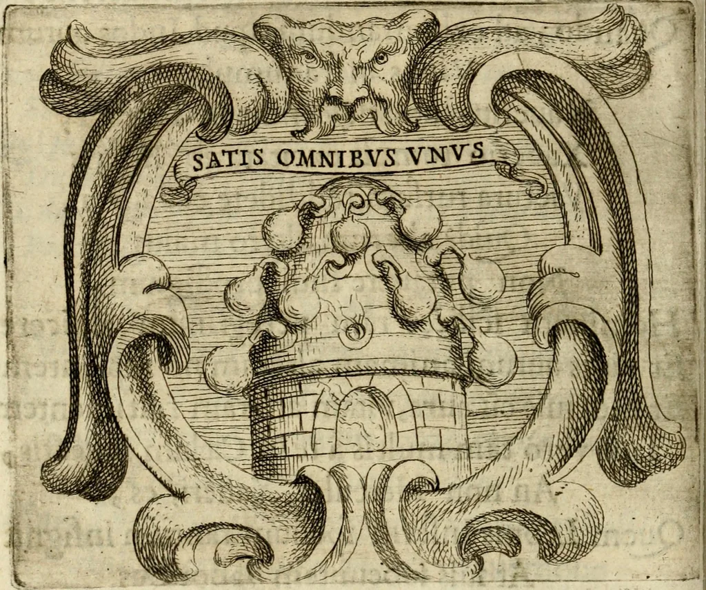 An illustration from Ignatius insignium : epigrammatum et elogiorum centuriis expressus, 1655, leaf 193