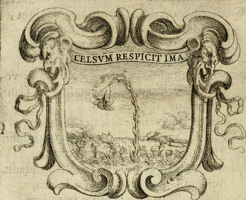 An illustration from Ignatius insignium : epigrammatum et elogiorum centuriis expressus, 1655, leaf 199