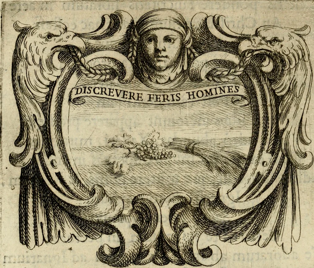 An illustration from Ignatius insignium : epigrammatum et elogiorum centuriis expressus, 1655, leaf 205