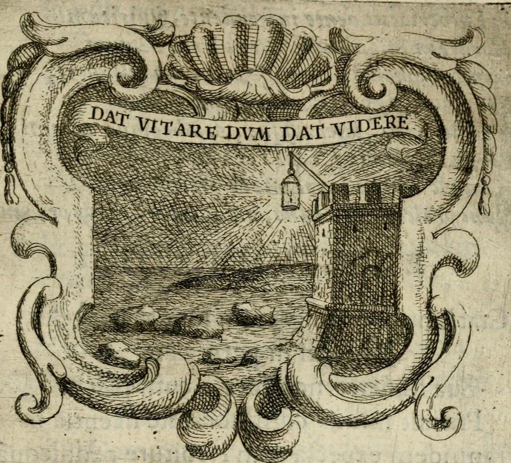An illustration from Ignatius insignium : epigrammatum et elogiorum centuriis expressus, 1655, leaf 208