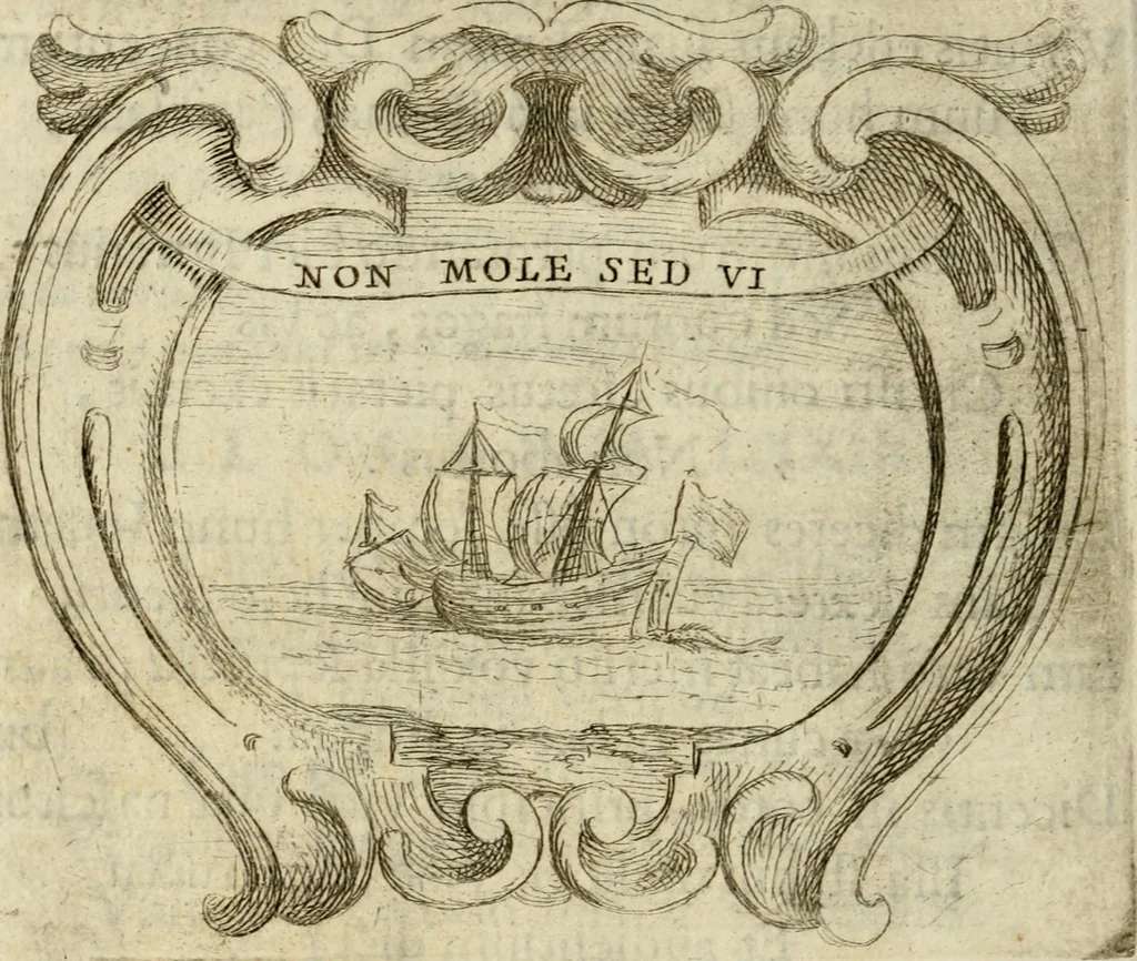 An illustration from Ignatius insignium : epigrammatum et elogiorum centuriis expressus, 1655, leaf 259