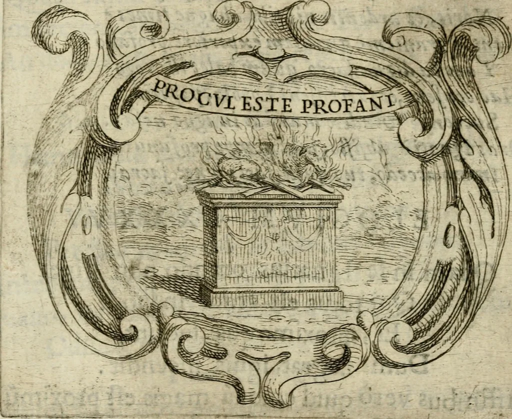 An illustration from Ignatius insignium : epigrammatum et elogiorum centuriis expressus, 1655, leaf 274