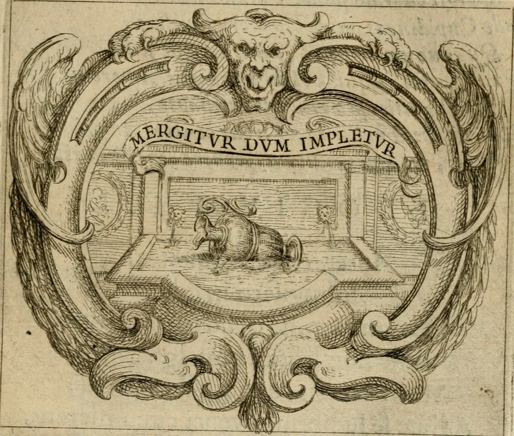 An illustration from Ignatius insignium : epigrammatum et elogiorum centuriis expressus, 1655, leaf 28