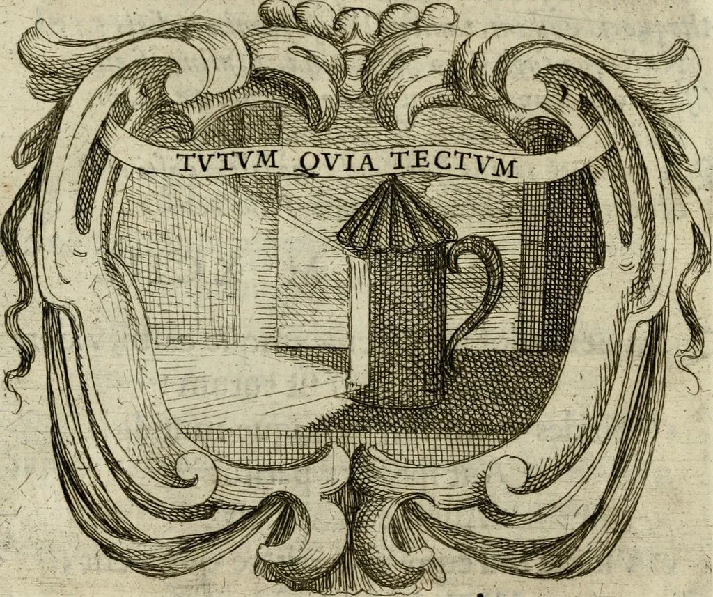 An illustration from Ignatius insignium : epigrammatum et elogiorum centuriis expressus, 1655, leaf 298