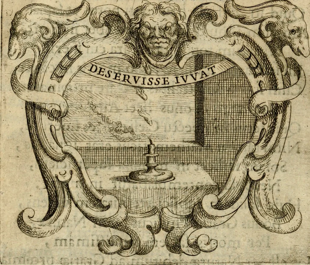 An illustration from Ignatius insignium : epigrammatum et elogiorum centuriis expressus, 1655, leaf 313