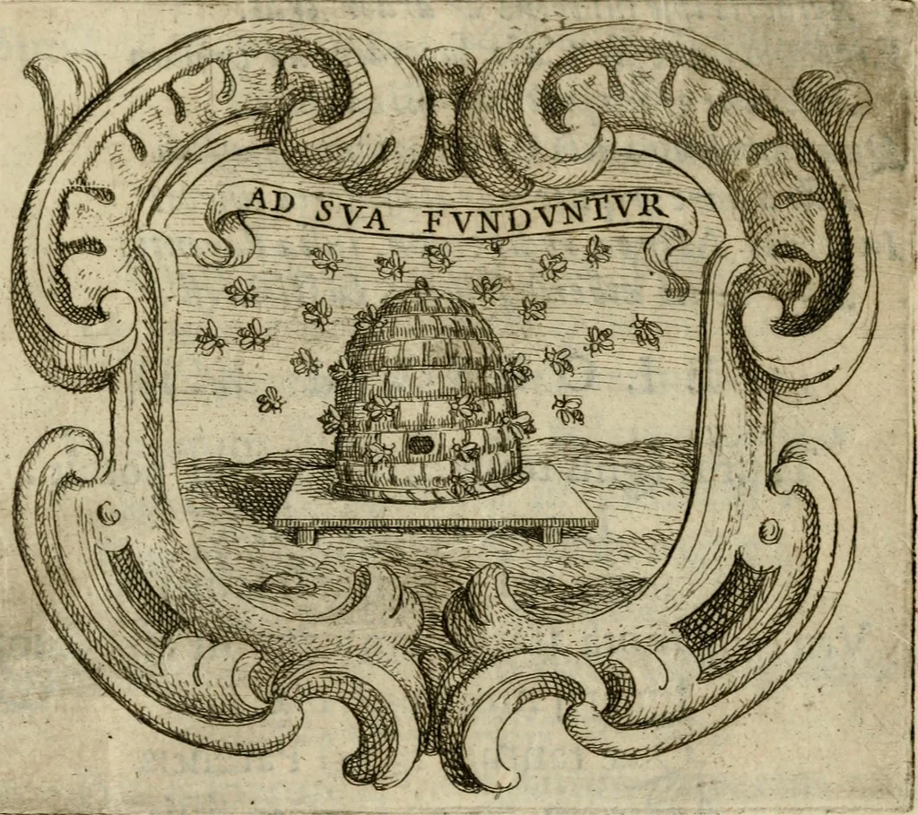An illustration from Ignatius insignium : epigrammatum et elogiorum centuriis expressus, 1655, leaf 316