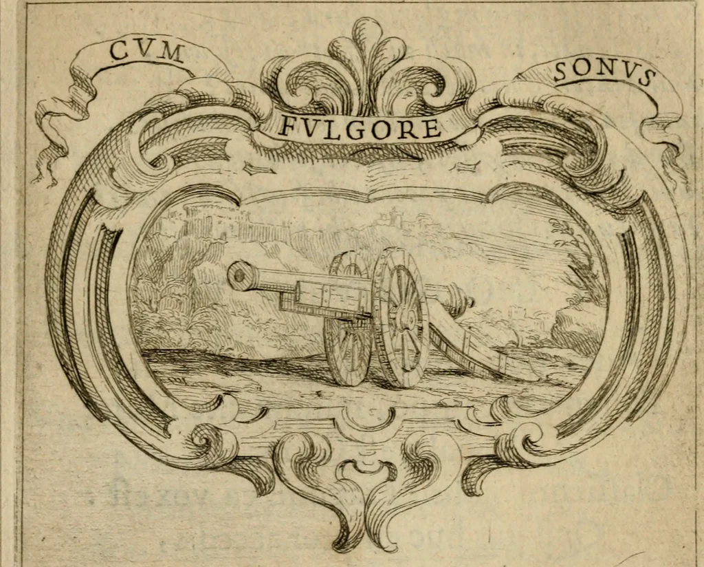 An illustration from Ignatius insignium : epigrammatum et elogiorum centuriis expressus, 1655, leaf 34