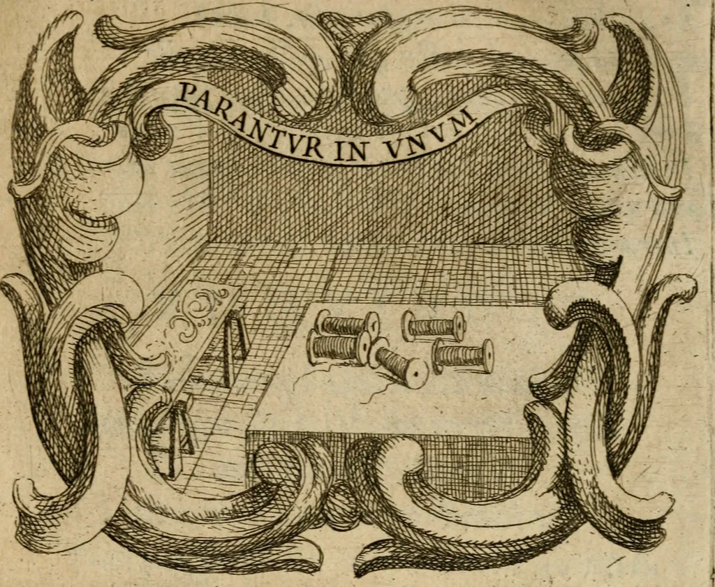 An illustration from Ignatius insignium : epigrammatum et elogiorum centuriis expressus, 1655, leaf 46