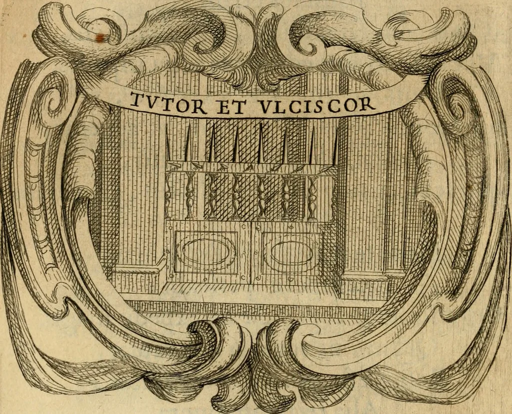 An illustration from Ignatius insignium : epigrammatum et elogiorum centuriis expressus, 1655, leaf 55
