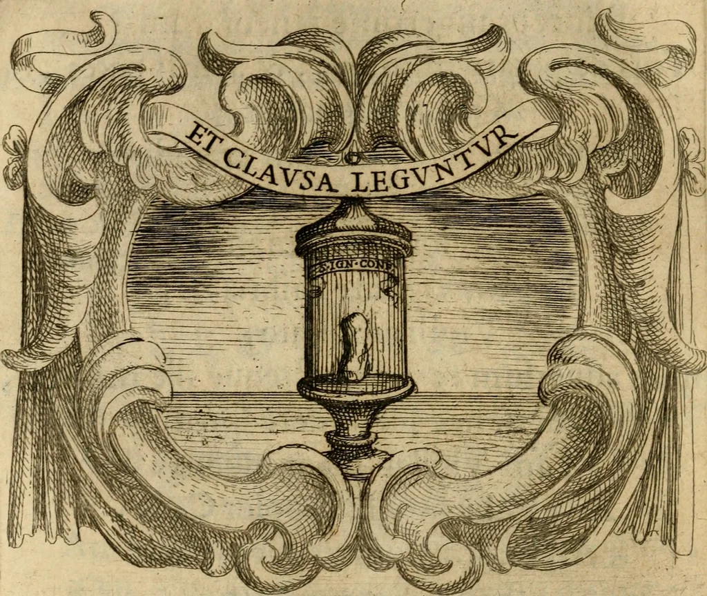 An illustration from Ignatius insignium : epigrammatum et elogiorum centuriis expressus, 1655, leaf 67
