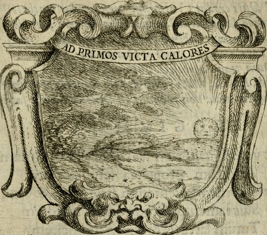 An illustration from Ignatius insignium : epigrammatum et elogiorum centuriis expressus, 1655, leaf 70