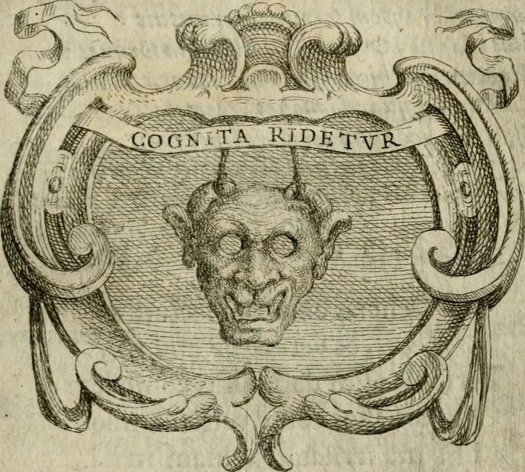 An illustration from Ignatius insignium : epigrammatum et elogiorum centuriis expressus, 1655, leaf 76