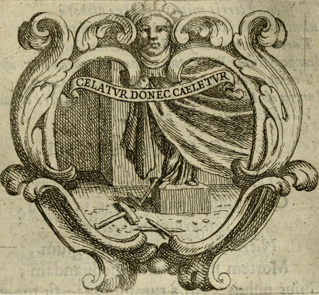 An illustration from Ignatius insignium : epigrammatum et elogiorum centuriis expressus, 1655, leaf 82