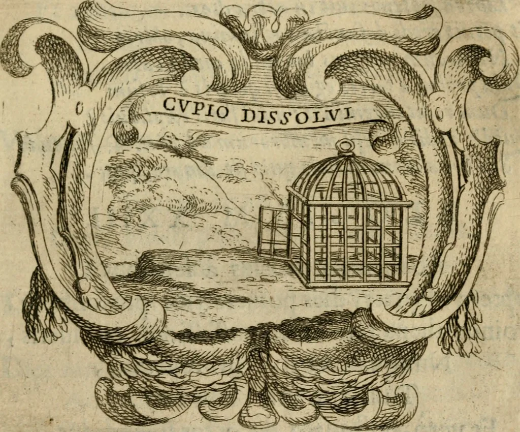 An illustration from Ignatius insignium : epigrammatum et elogiorum centuriis expressus, 1655, leaf 88