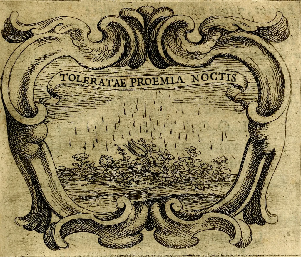 An illustration from Ignatius : insignium, epigrammatum et elogiorum centuriis expressus, 1655, leaf 104