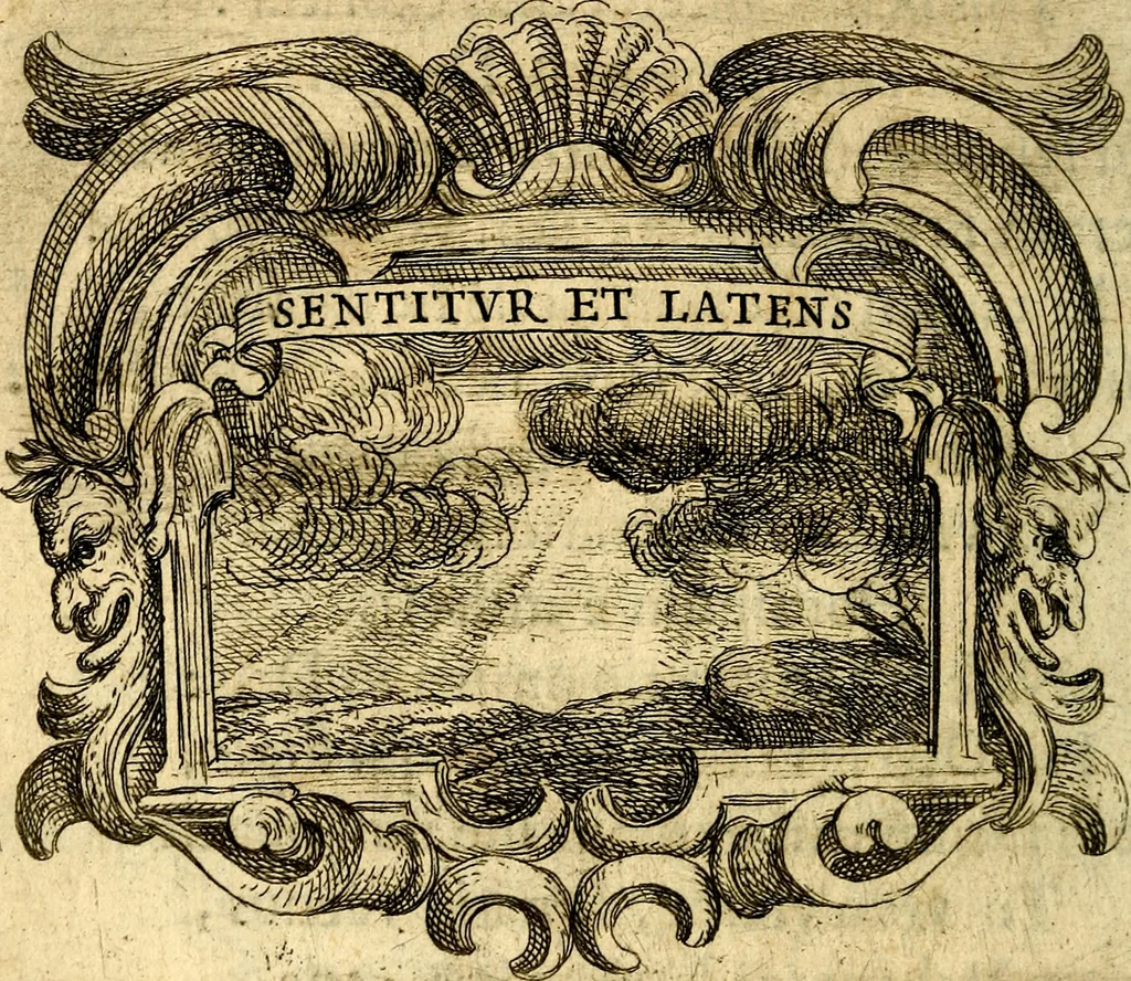 An illustration from Ignatius : insignium, epigrammatum et elogiorum centuriis expressus, 1655, leaf 107