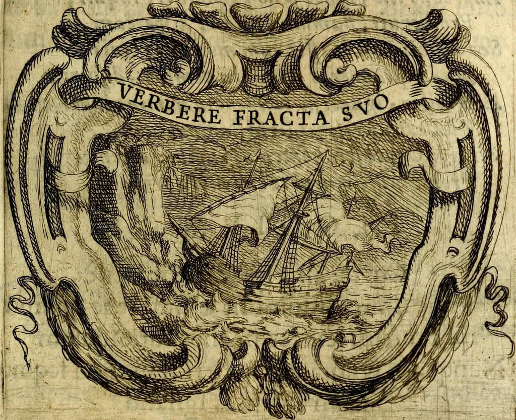 An illustration from Ignatius : insignium, epigrammatum et elogiorum centuriis expressus, 1655, leaf 140