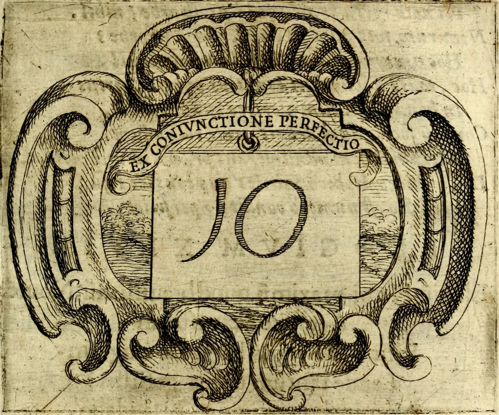 An illustration from Ignatius : insignium, epigrammatum et elogiorum centuriis expressus, 1655, leaf 158