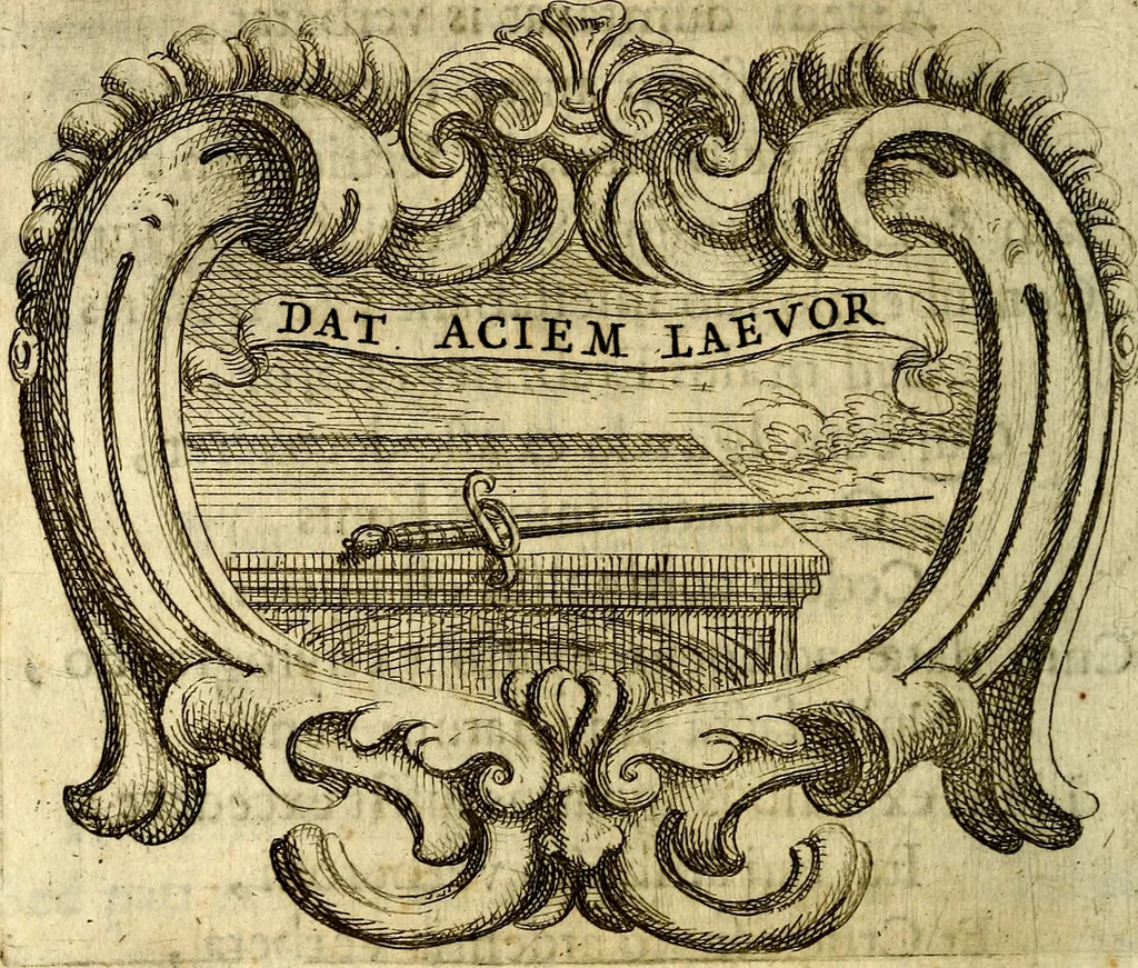 An illustration from Ignatius : insignium, epigrammatum et elogiorum centuriis expressus, 1655, leaf 173
