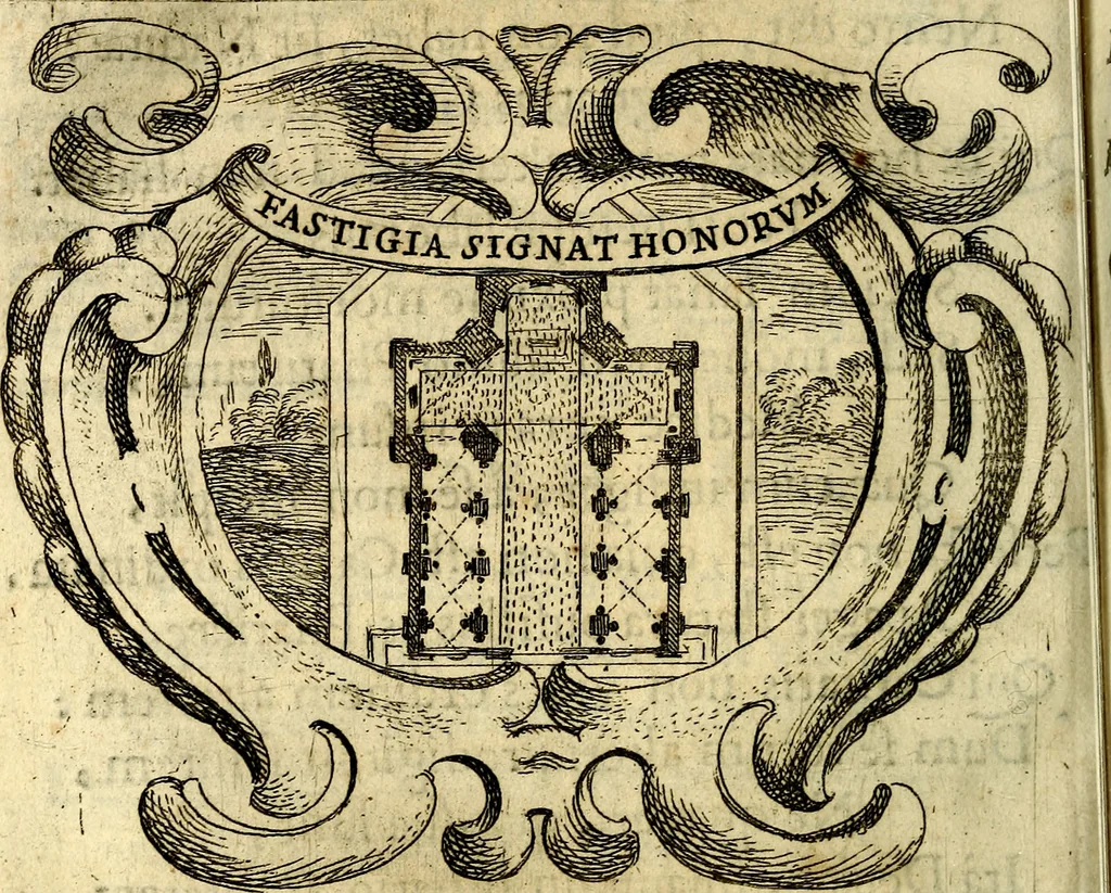An illustration from Ignatius : insignium, epigrammatum et elogiorum centuriis expressus, 1655, leaf 179