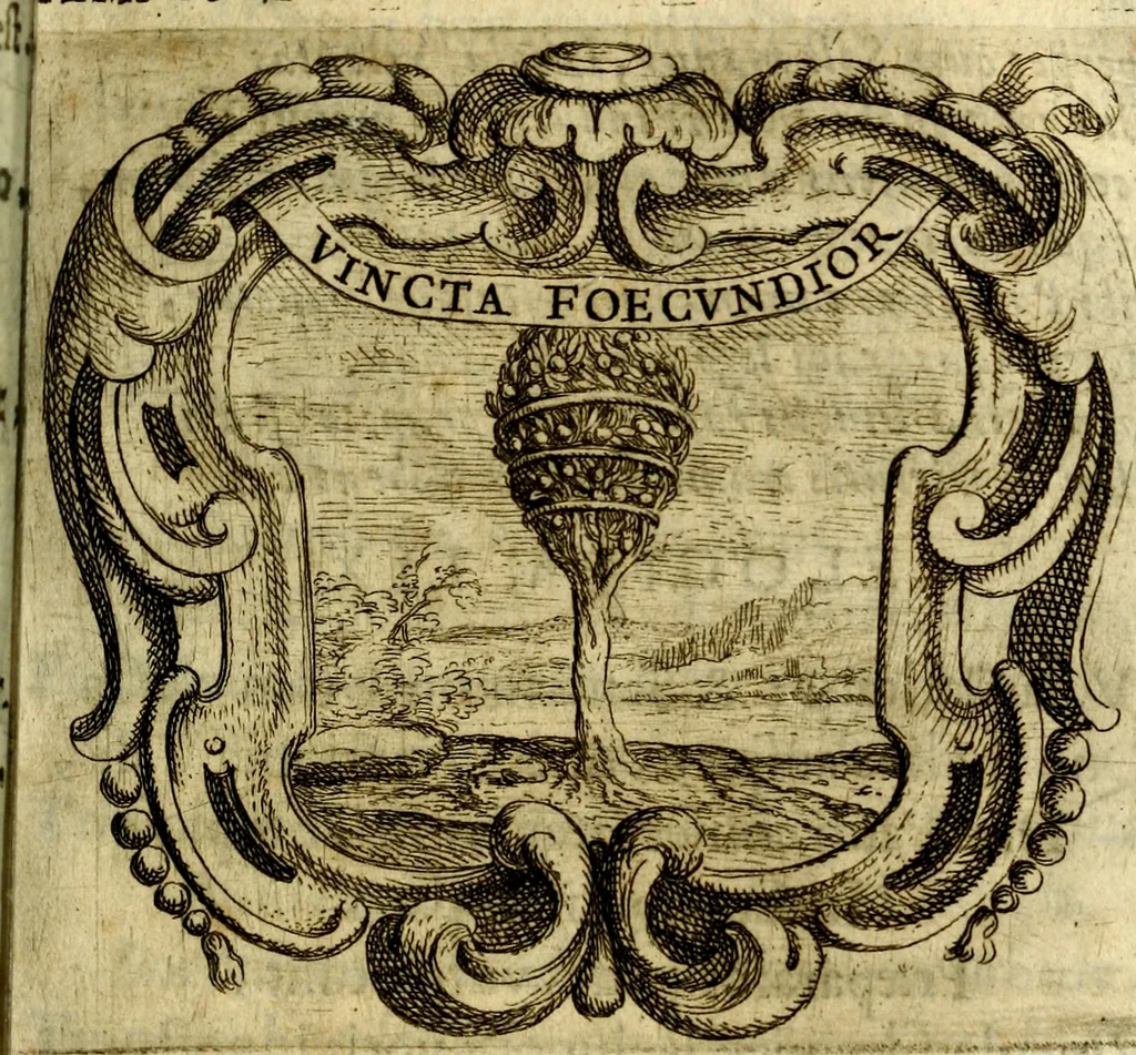 An illustration from Ignatius : insignium, epigrammatum et elogiorum centuriis expressus, 1655, leaf 194
