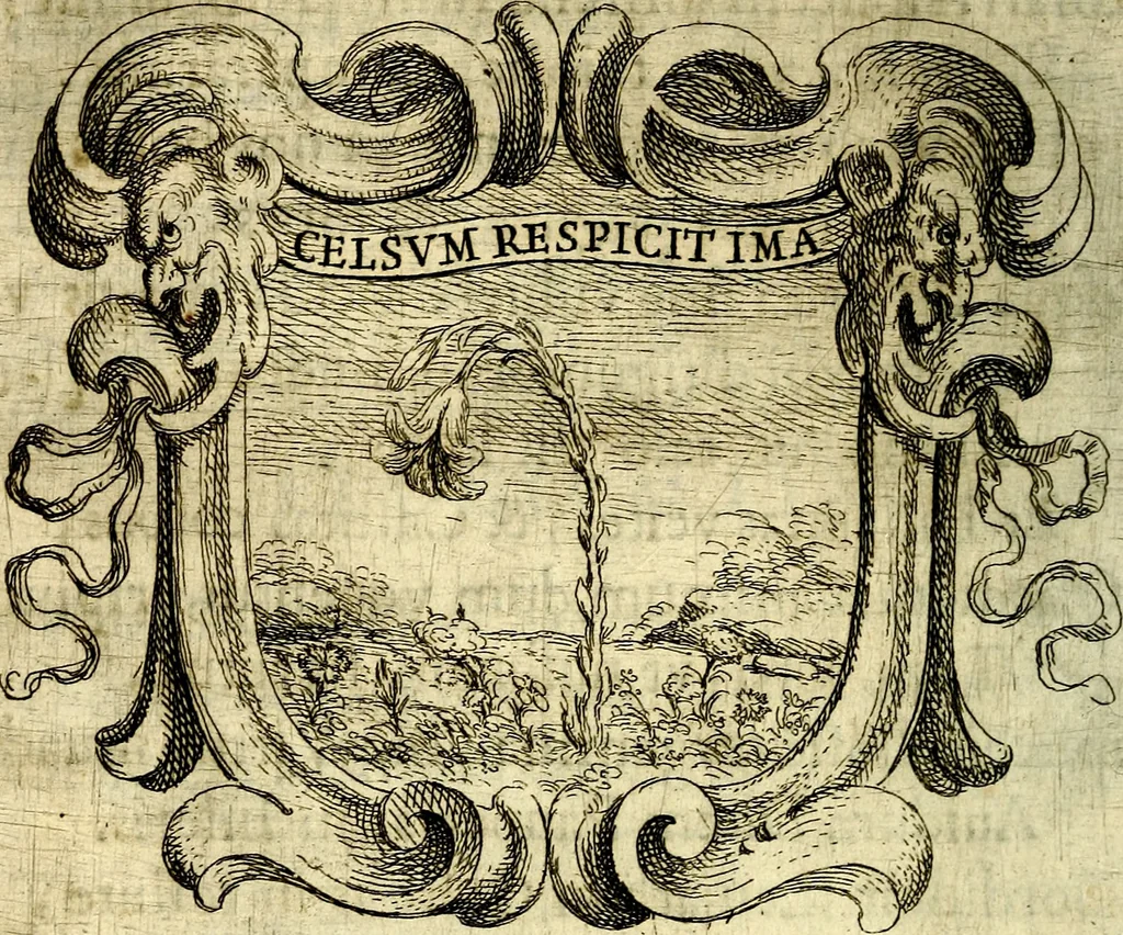 An illustration from Ignatius : insignium, epigrammatum et elogiorum centuriis expressus, 1655, leaf 197