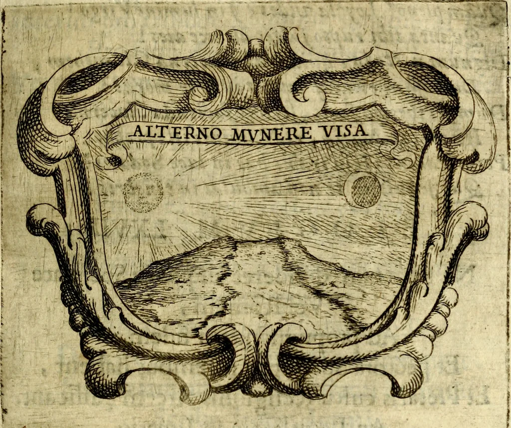 An illustration from Ignatius : insignium, epigrammatum et elogiorum centuriis expressus, 1655, leaf 218