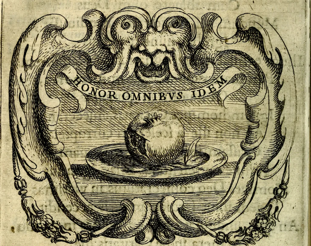 An illustration from Ignatius : insignium, epigrammatum et elogiorum centuriis expressus, 1655, leaf 245