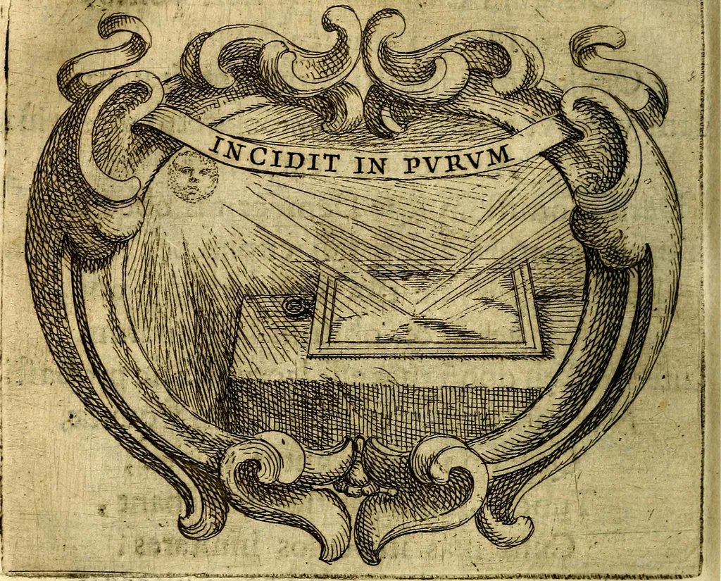 An illustration from Ignatius : insignium, epigrammatum et elogiorum centuriis expressus, 1655, leaf 269