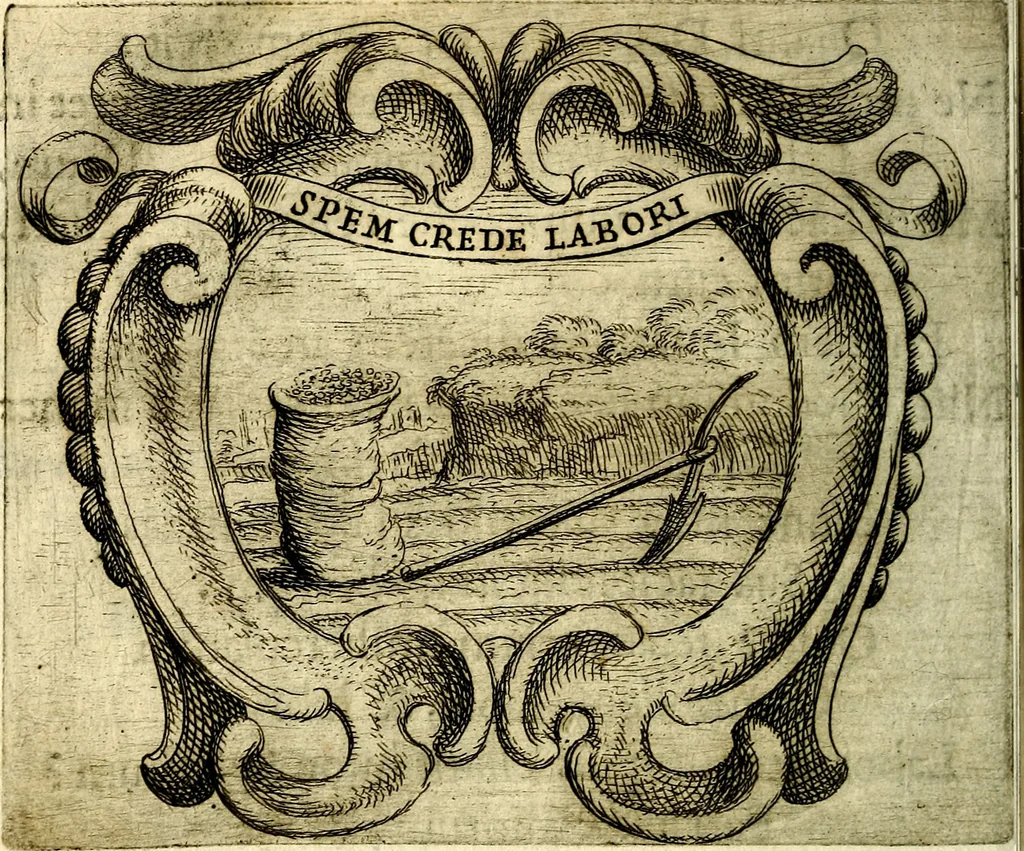 An illustration from Ignatius : insignium, epigrammatum et elogiorum centuriis expressus, 1655, leaf 281
