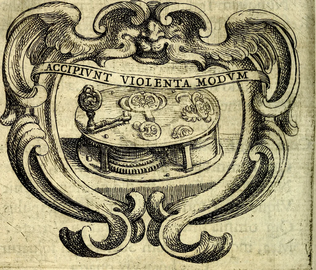 An illustration from Ignatius : insignium, epigrammatum et elogiorum centuriis expressus, 1655, leaf 287
