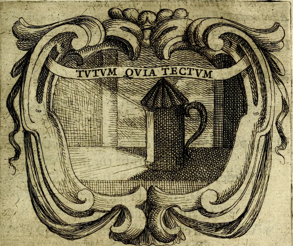 An illustration from Ignatius : insignium, epigrammatum et elogiorum centuriis expressus, 1655, leaf 296
