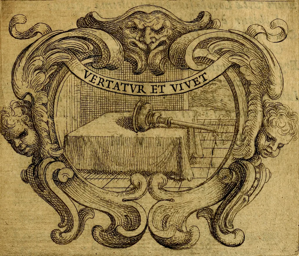 An illustration from Ignatius : insignium, epigrammatum et elogiorum centuriis expressus, 1655, leaf 38