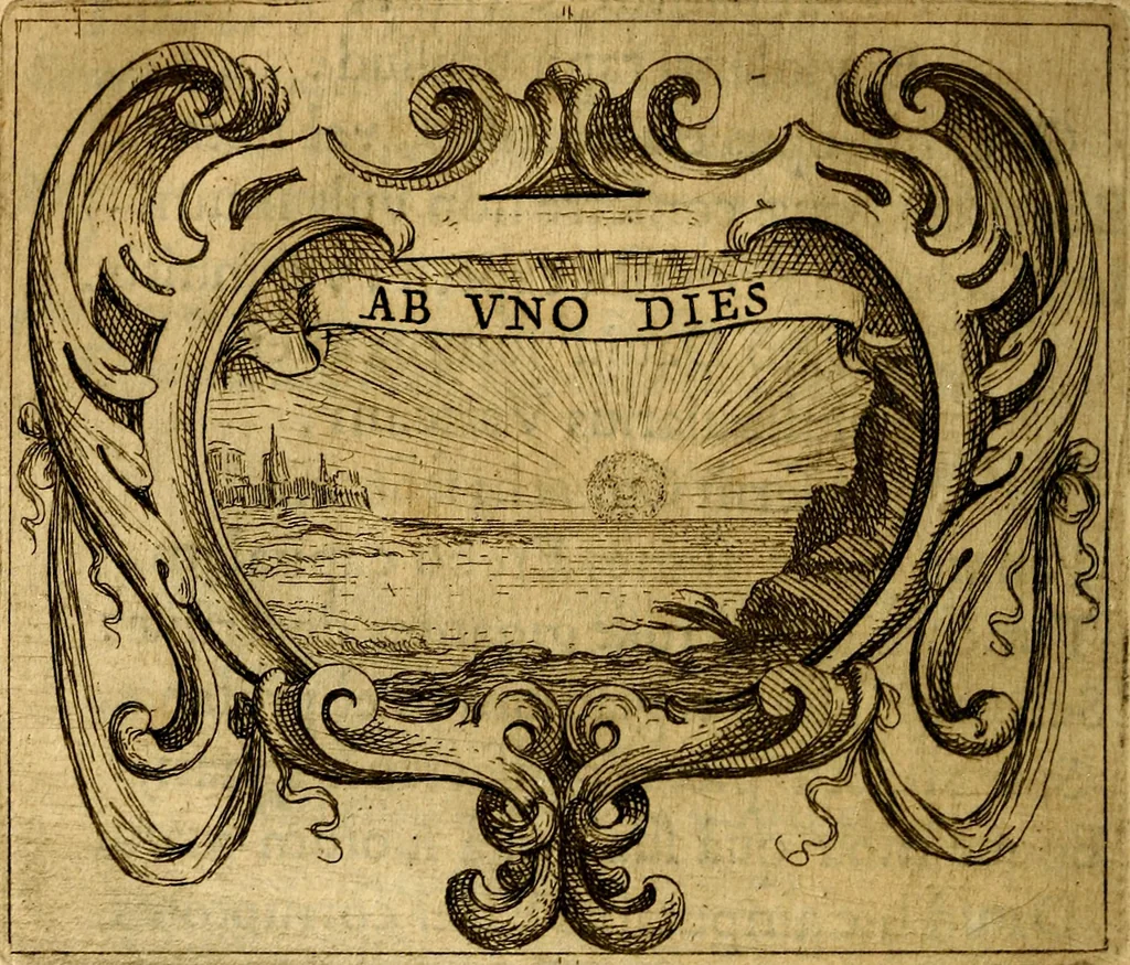 An illustration from Ignatius : insignium, epigrammatum et elogiorum centuriis expressus, 1655, leaf 41