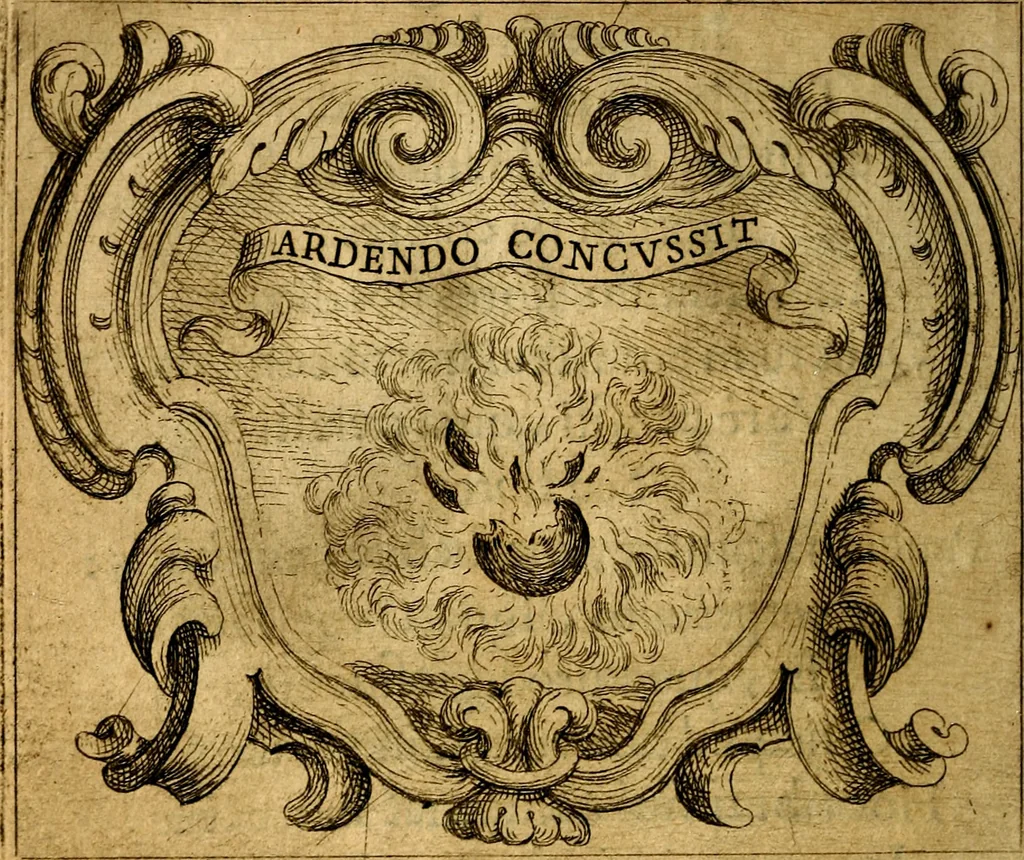 An illustration from Ignatius : insignium, epigrammatum et elogiorum centuriis expressus, 1655, leaf 47