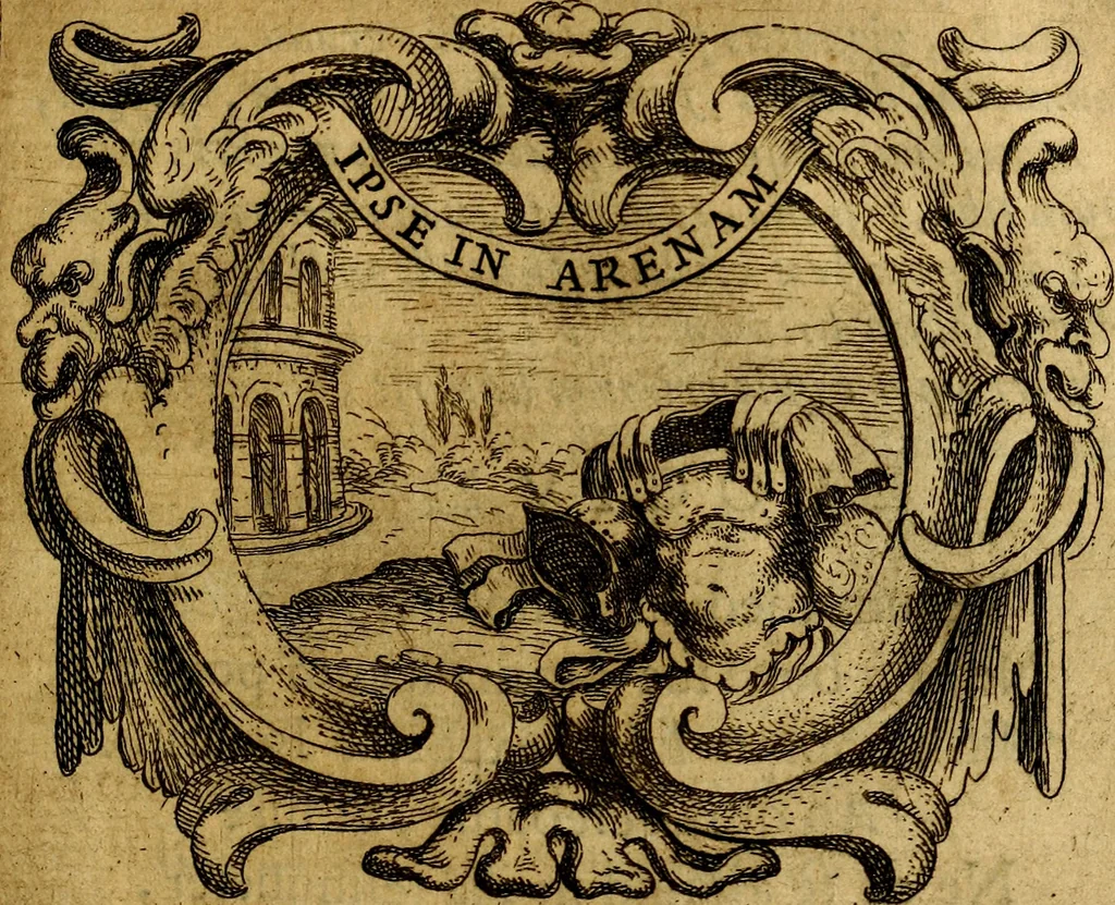 An illustration from Ignatius : insignium, epigrammatum et elogiorum centuriis expressus, 1655, leaf 50