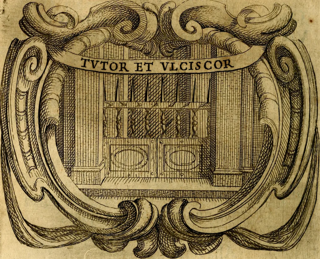 An illustration from Ignatius : insignium, epigrammatum et elogiorum centuriis expressus, 1655, leaf 53