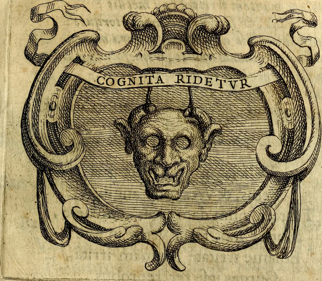 An illustration from Ignatius : insignium, epigrammatum et elogiorum centuriis expressus, 1655, leaf 74