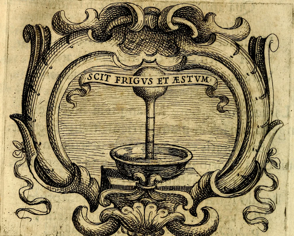 An illustration from Ignatius : insignium, epigrammatum et elogiorum centuriis expressus, 1655, leaf 77