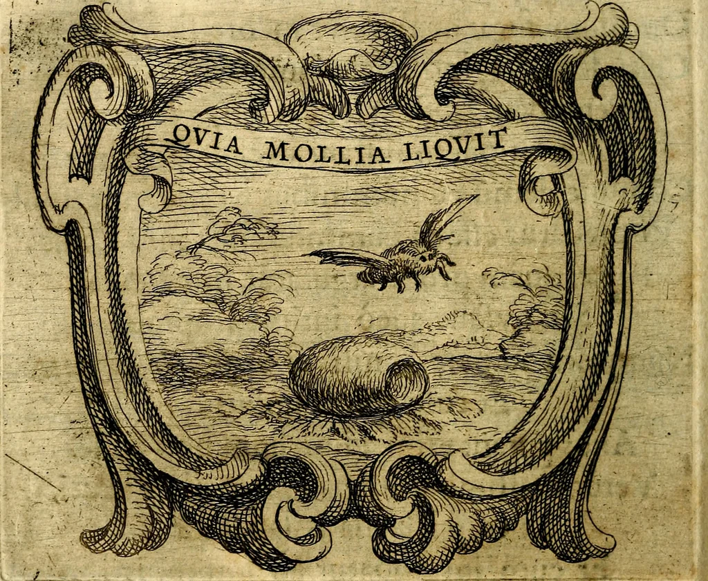 An illustration from Ignatius : insignium, epigrammatum et elogiorum centuriis expressus, 1655, leaf 95