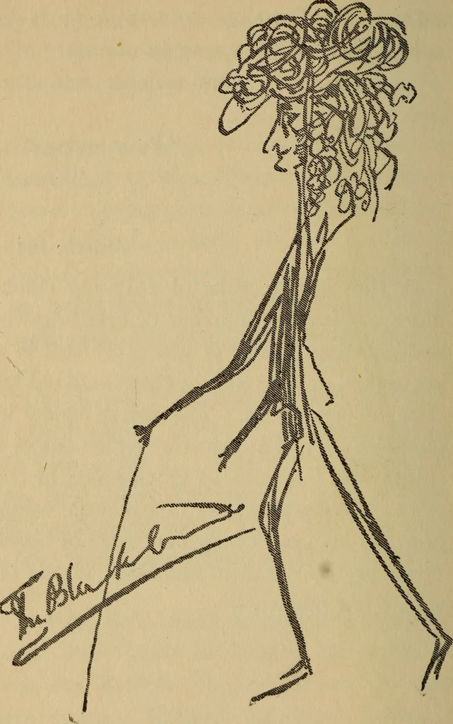An illustration from "I heard a voice";, 1918, leaf 169