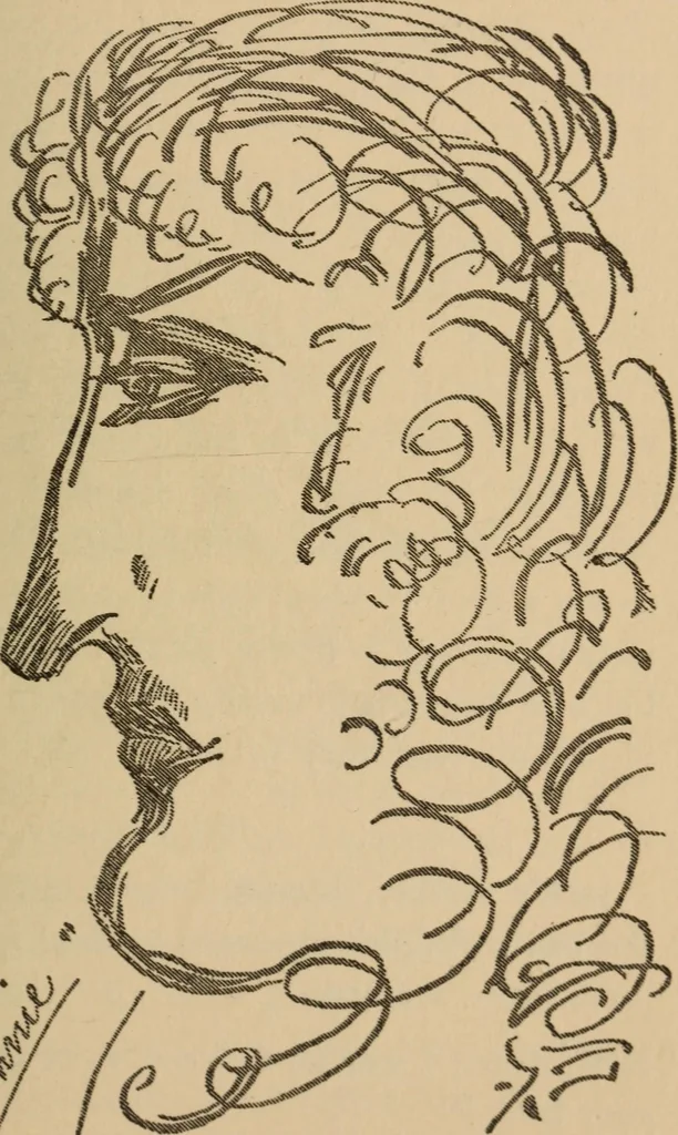 An illustration from "I heard a voice";, 1918, leaf 170